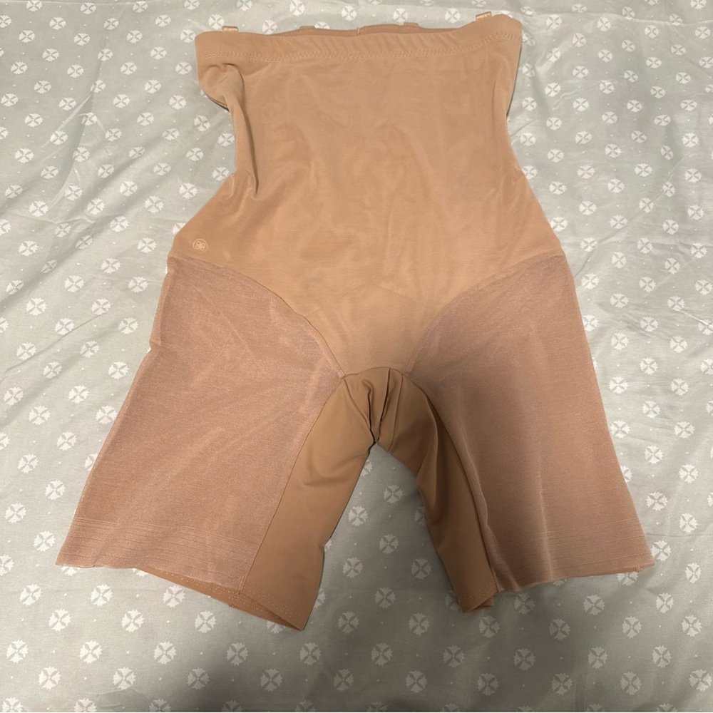 Honeylove High-Waist Shapewear Shorts - Tan